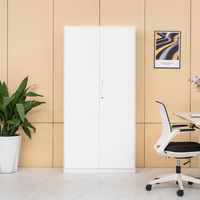 Armoire de rangement moderne à 4 niveaux, armoire à dossiers ignifuge pour bureau avec serrure