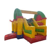 2025 vente chaude Commercial utilisé petite maison de saut gonflable château plein d'entrain Combo toboggan château gonflable pour les enfants