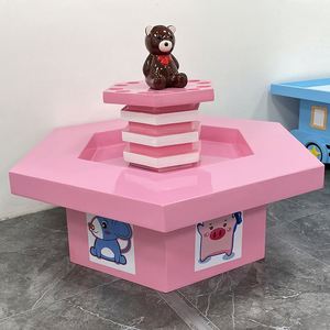 Educational Children's Playground Handmade Table Shopping Mall square Amusement New Project Toy Table - Product Image 3
