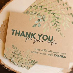 Eco-Friendly Custom Logo Printed Fancy Paper Greeting Card Biodegradable Flower Seed 'Thank You' Hard Cover Perfect <strong>Binding</strong> - Product Image 5