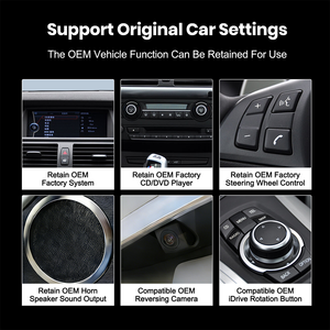 หน้าจอแสดงผลแบบ OLED สำหรับ BMW X5 E70 ปี 2010-2013 ระบบ CIC รุ่น Rhythm Original Car Function Retained Screen - Product Image 5