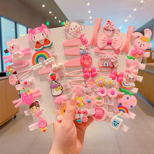 Pasador de Pelo de Tela con Dibujos Animados de Celebridades de Internet Coreanas <span class=keywords><strong>para</strong></span> Niñas, Princesa, Lindo Accesorio <span class=keywords><strong>para</strong></span> el Cabello de Bebé, Clip <span class=keywords><strong>para</strong></span> Cabello Rizado, Flequillo, Regalo Hecho a Mano - Product Image 3