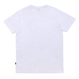 Camisetas de algodón OEM para hombre Camisetas de gran tamaño blancas con logotipo estampado reflectante personalizado - Product Image 2