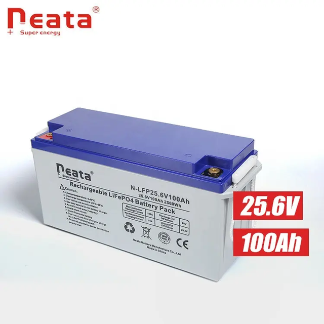 Neata 25.6v 200ah Lifepo4 Battery Inbuild Stable BMS Board Good Price Lithium Battery