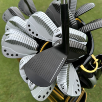 Tête de club de golf sand wedge pour droitier, gravée CNC avec logo personnalisé OEM, avec ou sans manche et poignée