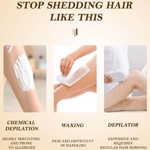3 in 1 Painless Hair Removal Tools Body Facial Hair Trimmer Women Electric Epilator - Product Image 2