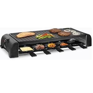 Aifa Barbecue à fromage multifonction 8 personnes sans fumée Pierre à <span class=keywords><strong>raclette</strong></span> Grill intérieur Grills électriques BBQ - Product Image 1