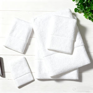 Wholesale Hotel Luxury <b>Bath</b> <b>Set</b> 100% Cotton Face <b>Towels</b> Cotton Hand <b>Towels</b> Hotel Luxury Plush Hospitality <b>Towels</b> Quick Dry <b>Bath</b> - Product Image 5
