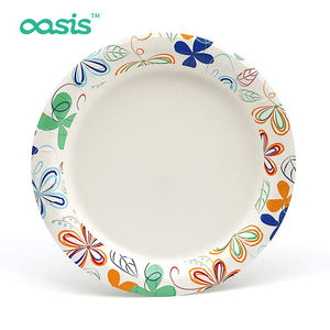 <span class=keywords><strong>Platos</strong></span> de Papel Desechables Ecológicos Oasis, <span class=keywords><strong>Bonitos</strong></span> para Fiestas, Postres <span class=keywords><strong>y</strong></span> Picnics - Product Image 4