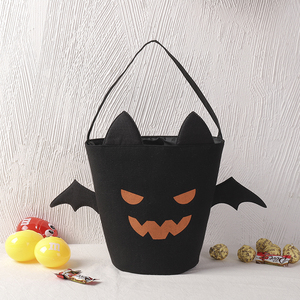 En gros Noir Chauve-Souris <span class=keywords><strong>Halloween</strong></span> Fourre-Tout Personnalisé Fête Sacs Seaux D'<span class=keywords><strong>halloween</strong></span> - Product Image 1