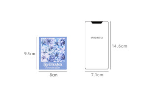 60 autocollants par paquet, série fleurie, décorations pour cahier, collage, autocollants de base, autocollants DIY - Product Image 6