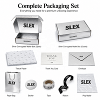 Boîtes d'emballage en carton ondulé pliables personnalisées de luxe pour vêtements, soins de la peau, emballage d'expédition en papier pour robes