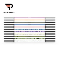 PILOTSPORTS Barre d'haltérophilie camouflage 15/20 kg en acier allié, logo personnalisé, moletage, capacité de charge élevée pour la salle de sport et le fitness