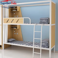 Litera superior e inferior duradera para cuatro personas, diseño de cápsula espacial, camas de dormitorio para estudiantes, escuela, Hotel y apartamento, dormitorios
