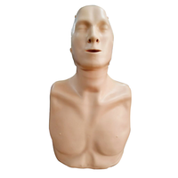 Maniquí de RCP KyrenMed, Simulador de RCP Portátil Mini para Adultos y Niños, Medio Cuerpo Humano para Entrenamiento de Enfermería