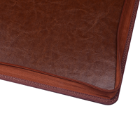 Porte-documents A5 en cuir PU à 3 anneaux Eintolles, personnalisable, rechargeable, organiseur de documents