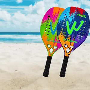 Beach Tennis Rackets Glassfiber OEM/ODM Camewin Beach Tennis Rackets Thermoformed 3k/12/18k Raquete Beach Tennis