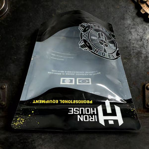 Sacs à fermeture éclair semi-transparents pour l'emballage alimentaire, emballage de protéines en poudre avec logo - Product Image 4