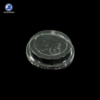 Gobelet en plastique PET transparent écologique avec couvercle, design à paroi simple, pour jus, boba, café, lait, thé