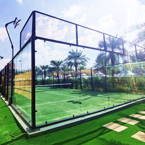 Cancha Deportiva Panorámica <span class=keywords><strong>de</strong></span> Pádel QF PRO con Acero Galvanizado en Caliente para Clubes Interiores y Exteriores - Product Image 2