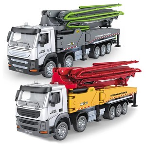 Huina 17091: Camion Pompa per Cemento Armato in Scala <span class=keywords><strong>1</strong></span>:<span class=keywords><strong>50</strong></span>, Veicolo da Costruzione Semi-Lega, Modellino Statico Realistico per Ragazzi - Product Image 1