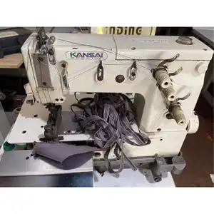 Kansai-máquina de coser automática para hacer cinturón, máquina de coser para pantalones de bucle, 2000C, buen estado