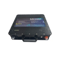 Batterie étanche 52V58Ah pour accessoire Efoil électrique en fibre de carbone 8KW, vente chaude
