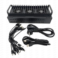 Hub USB 2.0 multifonctionnel 20 ports avec gestion unifiée pour charge de téléphones mobiles – En stock