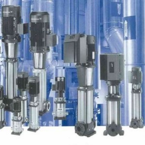 ปั๊มน้ำแบบจุ่มหลายใบพัดแนวตั้ง Grundfos รุ่น Mtr สำหรับงานอุตสาหกรรม แรงดันสูง สำหรับบำบัดน้ำ ทำจากสแตนเลส - Product Image 1