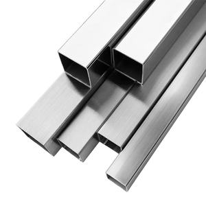 Tube carré en acier inoxydable 304, finition miroir brossé, tube décoratif 201, support d'ingénierie, usine de traitement sur mesure - Product Image 1