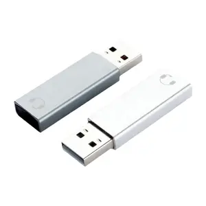 铝制高品质2合1 USB至3D音频接口外部USB 2.0 8.1声道音频立体声声卡适配器