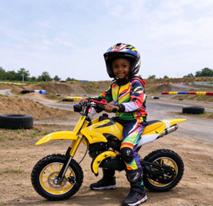 Mini Moto da Cross 49cc per Bambini, Moto da Fuoristrada a Benzina, Regalo Ideale per Bambini, Gara all'Aperto - Product Image 2