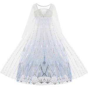 Costume de cosplay Princesse des Glaces MS, robe en polyester avec tous les accessoires comme sur la photo, pour les fêtes d'enfants - Product Image 2