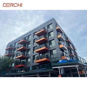 Derchi nfrc USA dự án cách âm tác động Swing khuôn cửa sổ nhiệt phá vỡ đôi kính Windproof nhà cửa sổ nhôm - Product Image 2