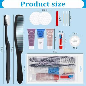 Kit de Bain Personnalisé Écologique Jetable pour Hôtels : Shampoing et Lotion Corporelle en Gros - Product Image 2