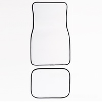 Tapis de sol de voiture universels en néoprène blanc vierge pour sublimation, prêts à être expédiés, lavables et antidérapants