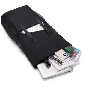 Sac à dos pour ordinateur portable pour homme, tendance, personnalisé avec logo, en nylon, grande capacité, avec port de charge USB, pour les affaires, les loisirs, les voyages, les activités de plein air - Product Image 5