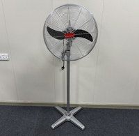Ventilateur sur pied industriel haute vitesse 1400 tr/min, 20, 26, 30 pouces, 3 vitesses, robuste, avec pales en aluminium