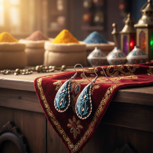 Fashion Hand Made Turkish Designed Copper <b>Earring</b> from Turkey - Product Image 3