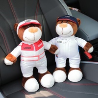 Peluches d'ours pour motards, ours en peluche personnalisés avec logo pour les cadeaux promotionnels des concessionnaires 4S