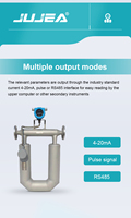 Débitmètre massique Coriolis de précision avec écran LCD haute résolution et débitmètre massique Coriolis stable pour usine, 24 V CC, 220 V CA, précision de 0,2 %