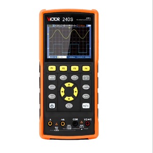Oscilloscope numérique portable 240s avec multimètre, bande passante 40 MHz, source de signal 25 MHz, écran 3,5 pouces, USB, fonctionne sur batterie - Product Image 1