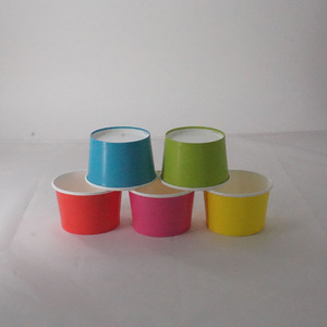 Công Ty Logo In Giấy Dùng Một Lần Ice Cream Cup Với Nắp Nhựa Spoon - Product Image 6