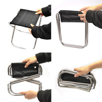 Petit tabouret pliant, tabouret de plage Portable en plein air, Ultra léger, métro, Train, voyage, pique-nique, Camping, pêche, chaise de barbecue