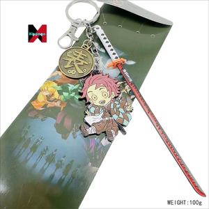 Anime Surrounding <span class=keywords><strong>Ghost</strong></span> Killing Squad Charcoal Ji Langyou Bean Isuke Cute Comic Con Pendant Keychain Knife Button Gift - Product Image 2