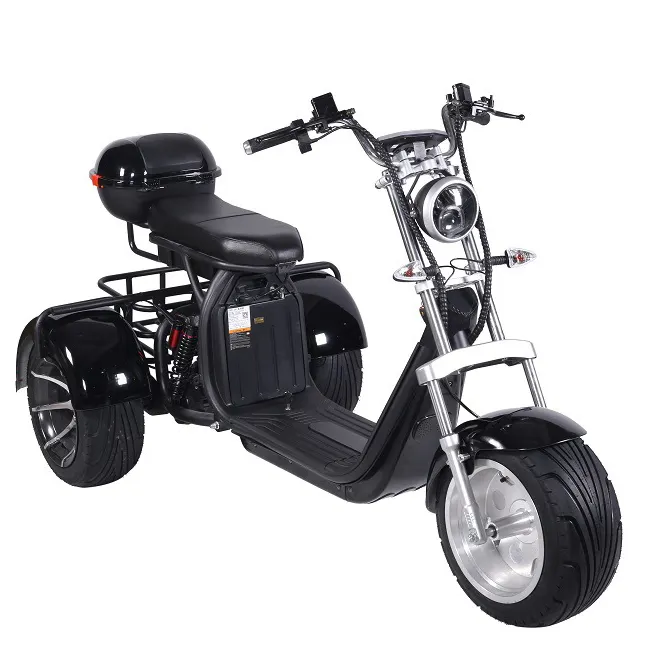 Одобрено EEC COC 1500 Вт 2000 Вт 3000 Вт Мощный мотоцикл электрический Citycoco с толстыми шинами скутеры для велоспорта