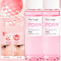 Tonique à la rose PDRN de Damas, grande capacité, haute hydratation, adoucissant pour les peaux sensibles et sèches