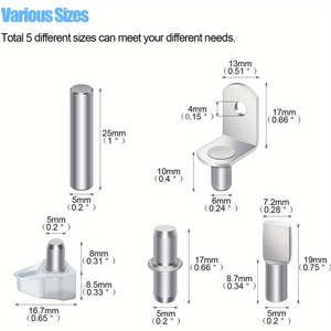 คลิปยึดชั้นวางของรูปตัว L สวยงาม ทำจากโลหะชุบสังกะสี สำหรับตู้ครัว รองรับกระจกหนา 5 มม. - Product Image 3
