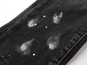 <span class=keywords><strong>Jeans</strong></span> da Uomo di Alta Qualità 2026, Nuovo Design di Marca, Blu Viola, Gamba Dritta, Lavaggio Effetto Consumato, Vendita all'Ingrosso, Taglie 28-4 - Product Image 4