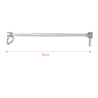Skyhope-D ensemble de barres de résistance de gymnastique à domicile en aluminium portable pour bandes de résistance barre de Pilates détachable 2 en 1